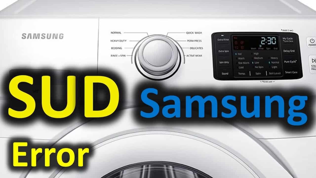 What Does SUD Mean on Samsung Washer? Causes & Quick Fixes