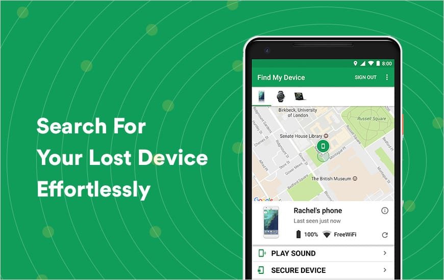 Find My Device Can Help You Locate a Samsung phone