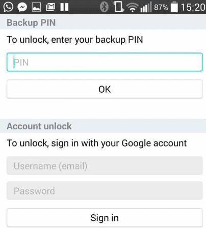 google account unlock