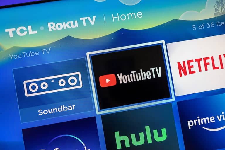 YouTube TV on Roku TV.