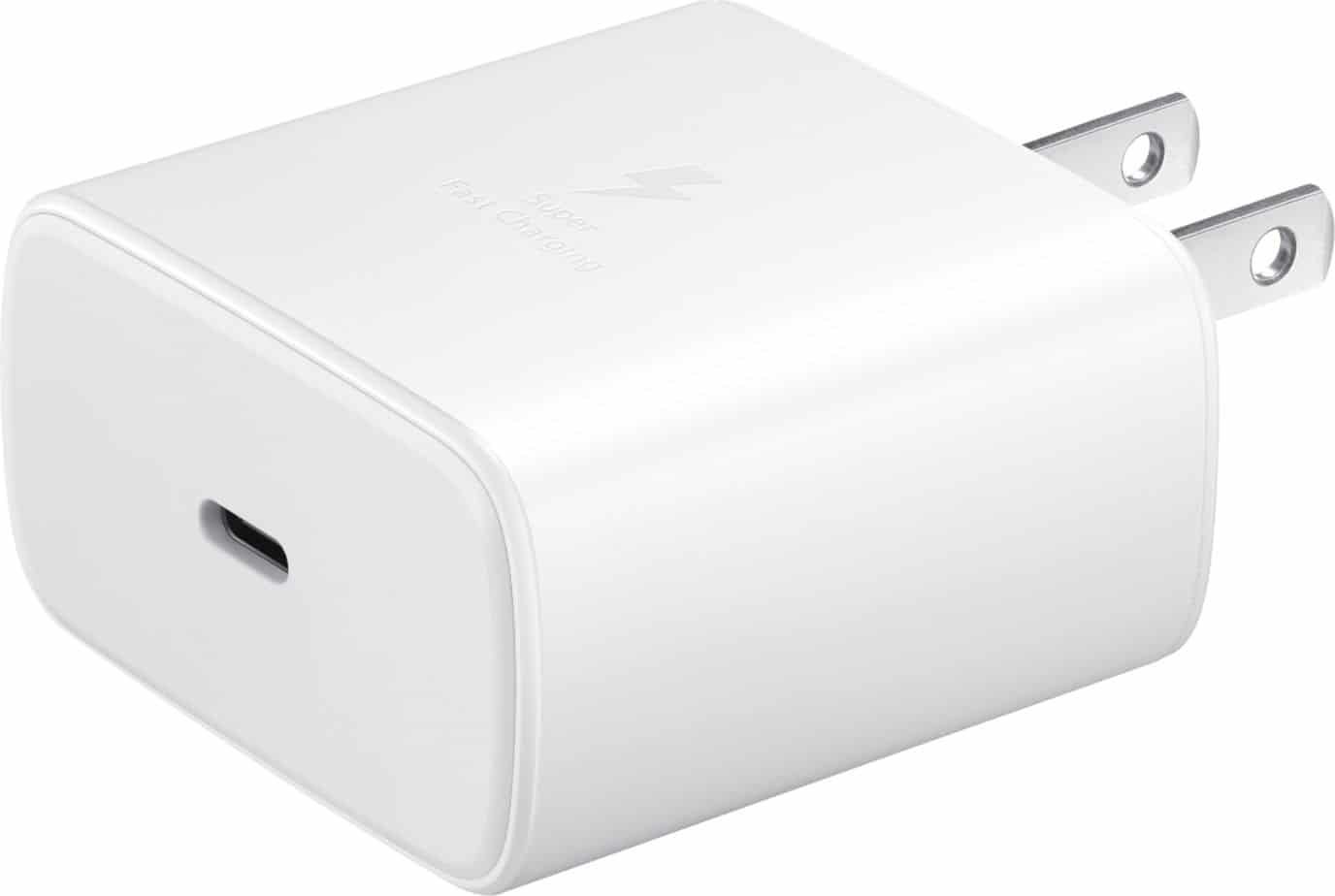 Samsung Super Fast Charging 45W USB Type-C Wall Charger White  EP-TA845XWEGUS - Best Buy