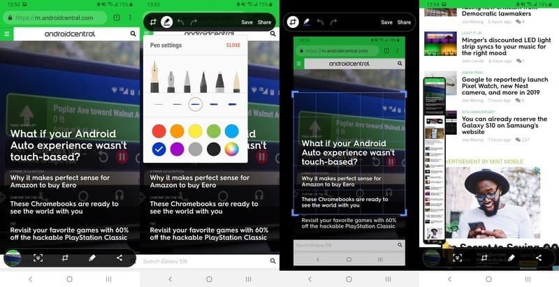 Samsung screenshot steps