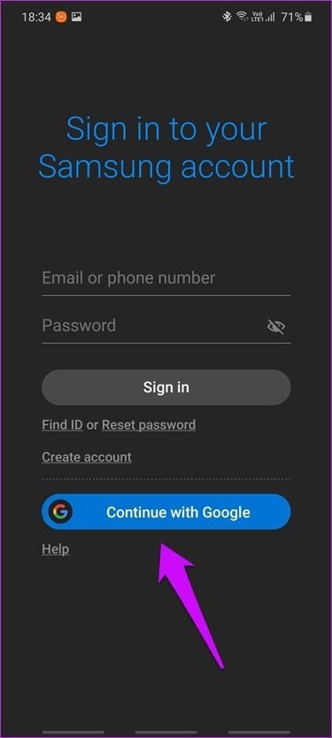 Add Remove and Delete Samsung Account From Android Phones 11