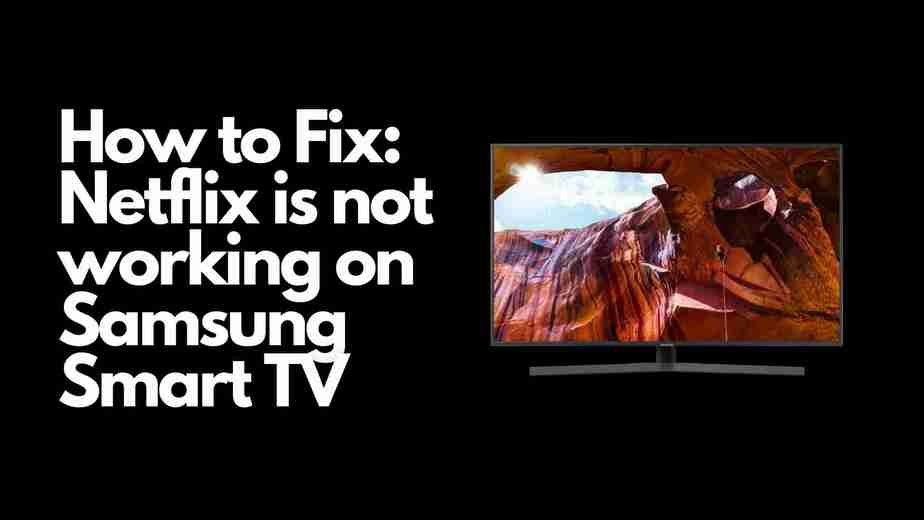 netflix won't load on tv