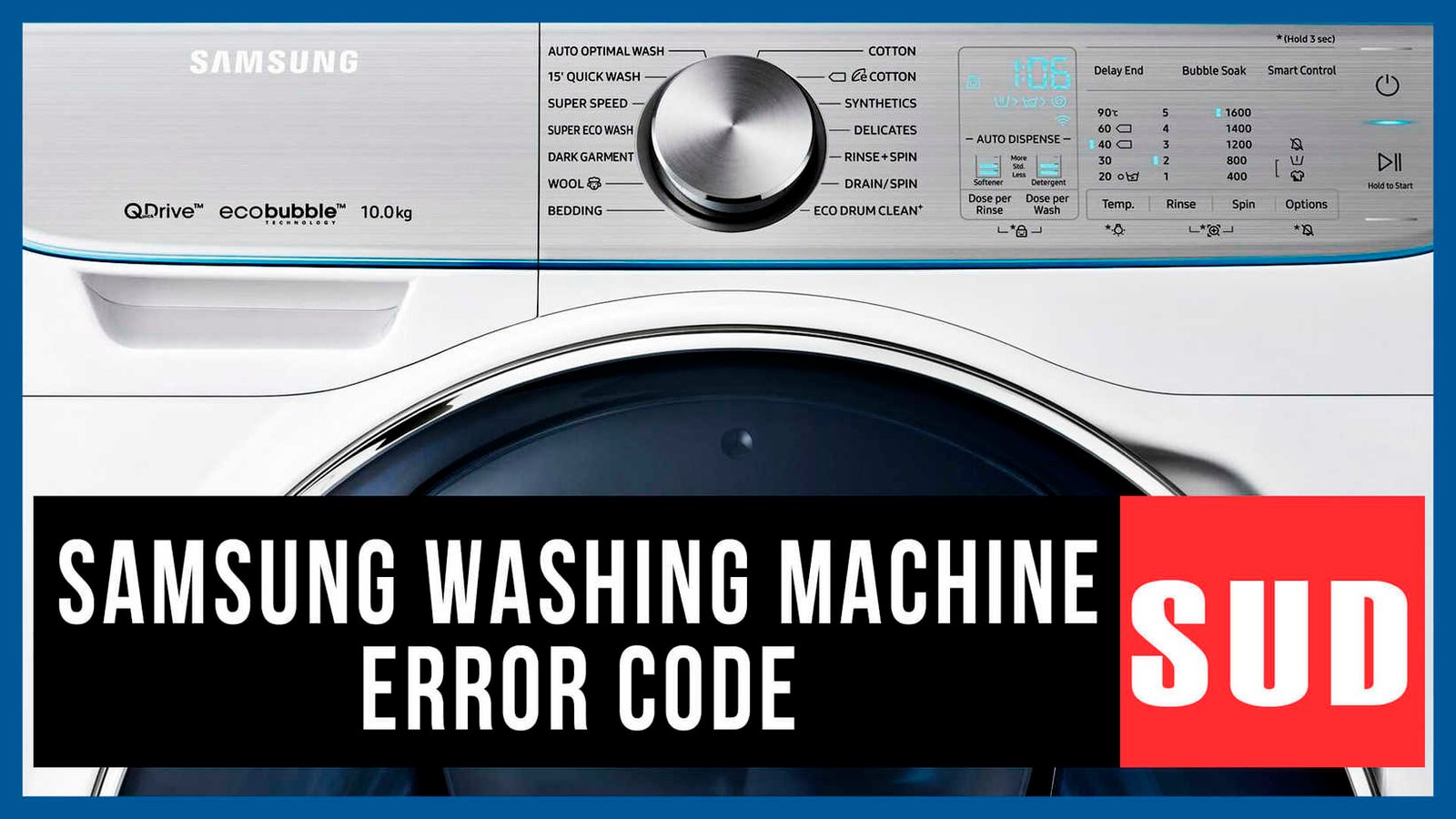 How to Fix Error 5UD on Samsung Washer: The Ultimate Troubleshooting Guide