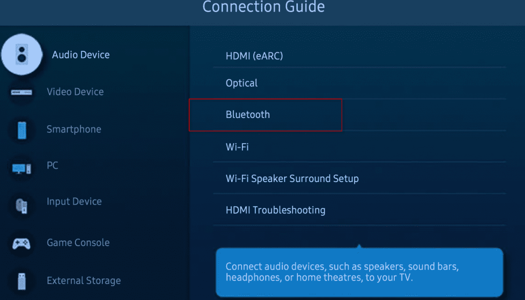 CHECK IF YOUR SAMSUNG TV HAS BLUETOOTH