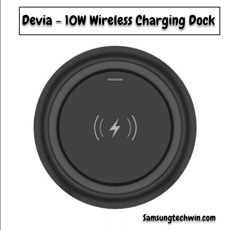 Devia - 10W Wireless Charging Dock - Black