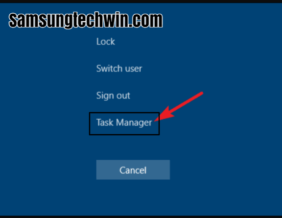 TASK MANAGER BUTTON