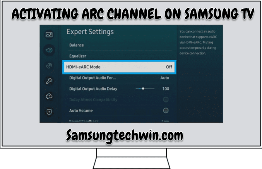 ACTIVATING ARC CHANNEL ON SAMSUNG TV