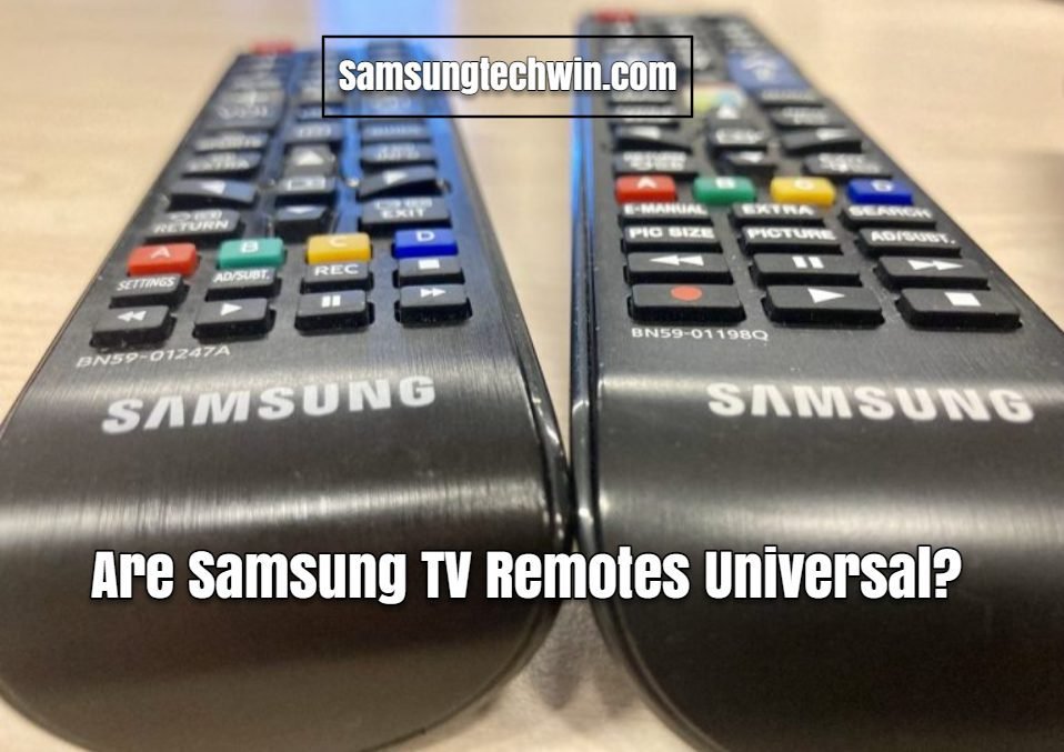 Are Samsung TV Remotes Universal