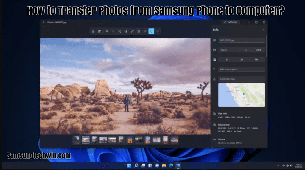 Transfer Photos from Samsung Phone to Computer