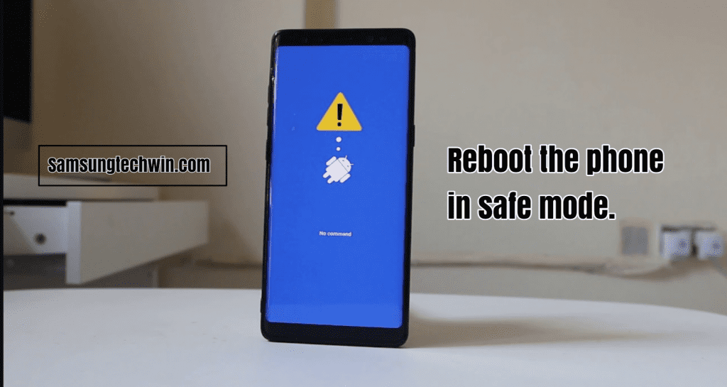 Reboot the phone in safe mode.