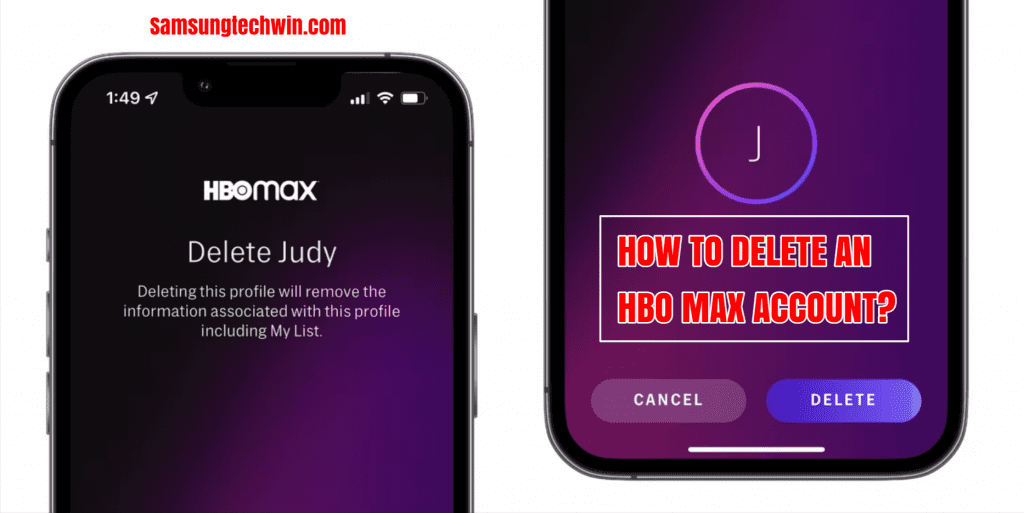 HOW TO DELETE AN HBO MAX ACCOUNT?