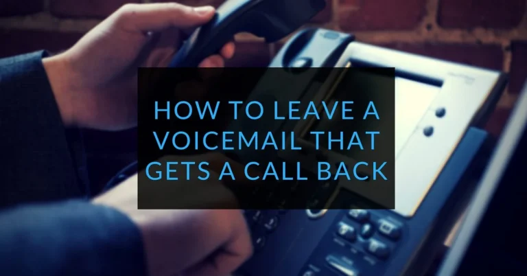 4 Steps On How To Leave A Voicemail Without Calling?