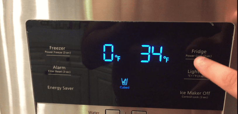 Reset Control Panel Samsung Fridge