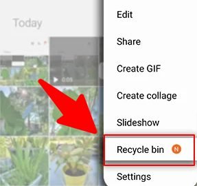 Use the Gallery App's Recycle Bin