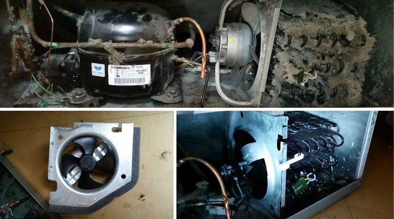 Condenser fan motor making a weird noise