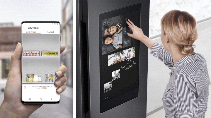 LINK YOUR PHONE TO THE SAMSUNG SMART FRIDGE