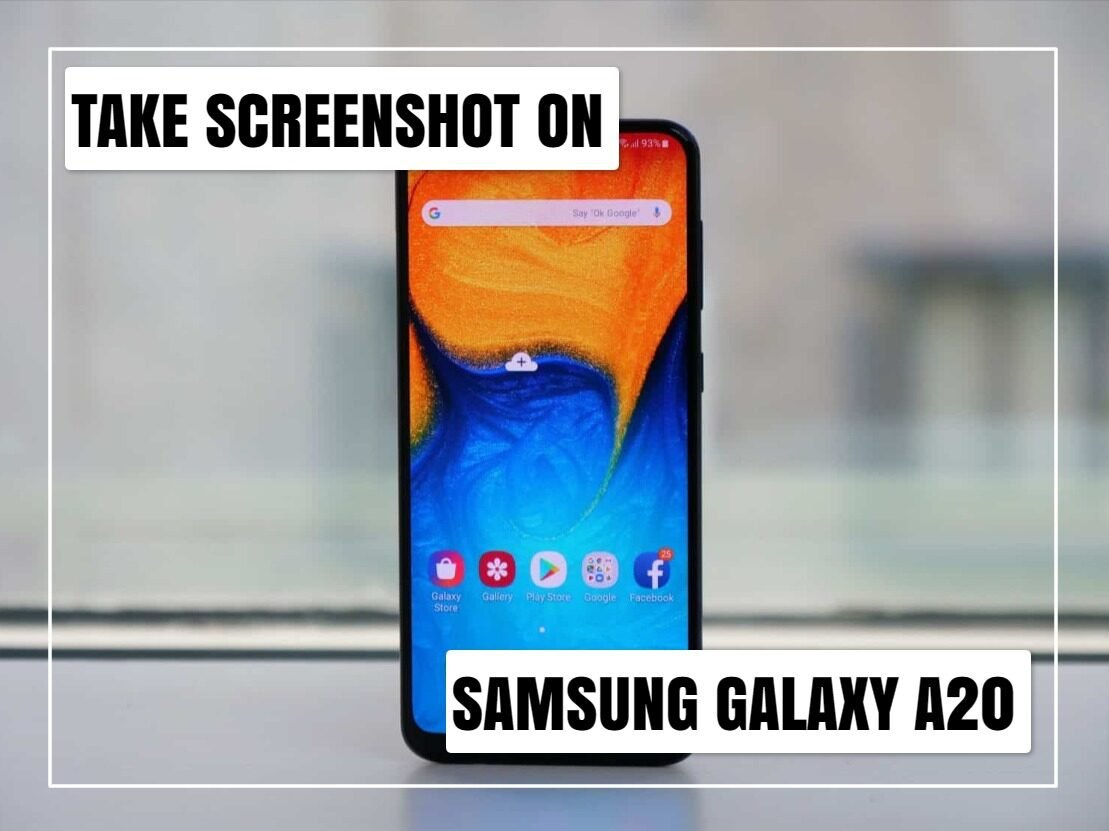 Screenshot On Samsung A20