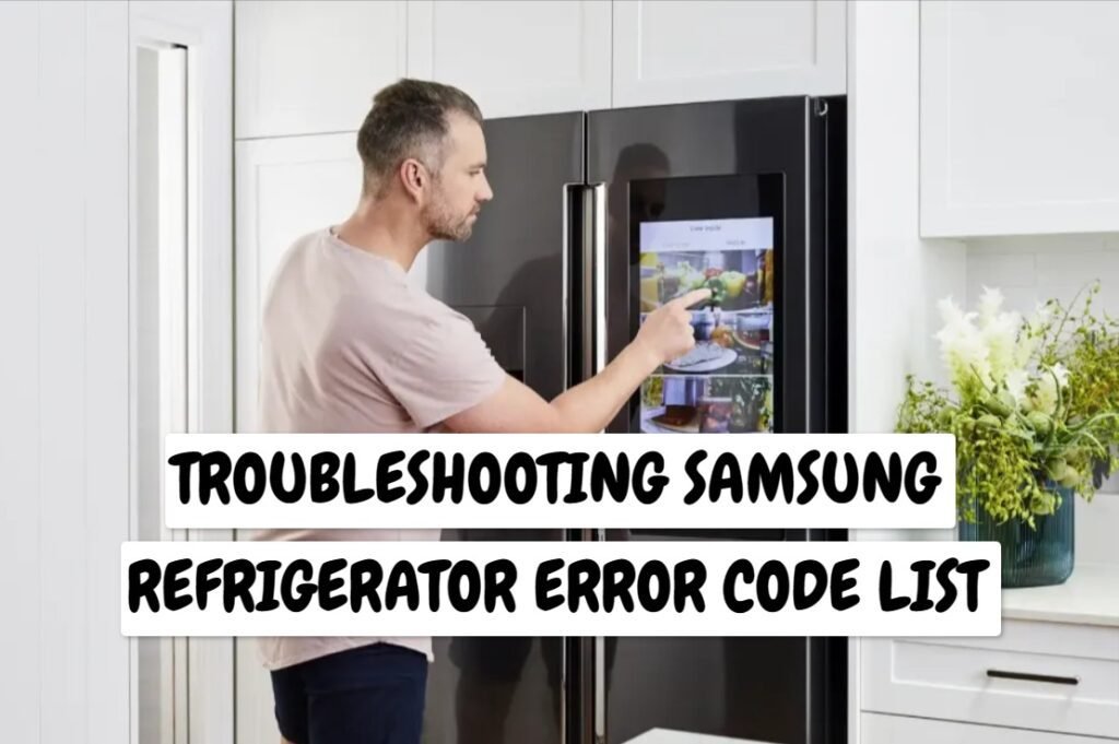 Troubleshooting Samsung Refrigerator Error Code List