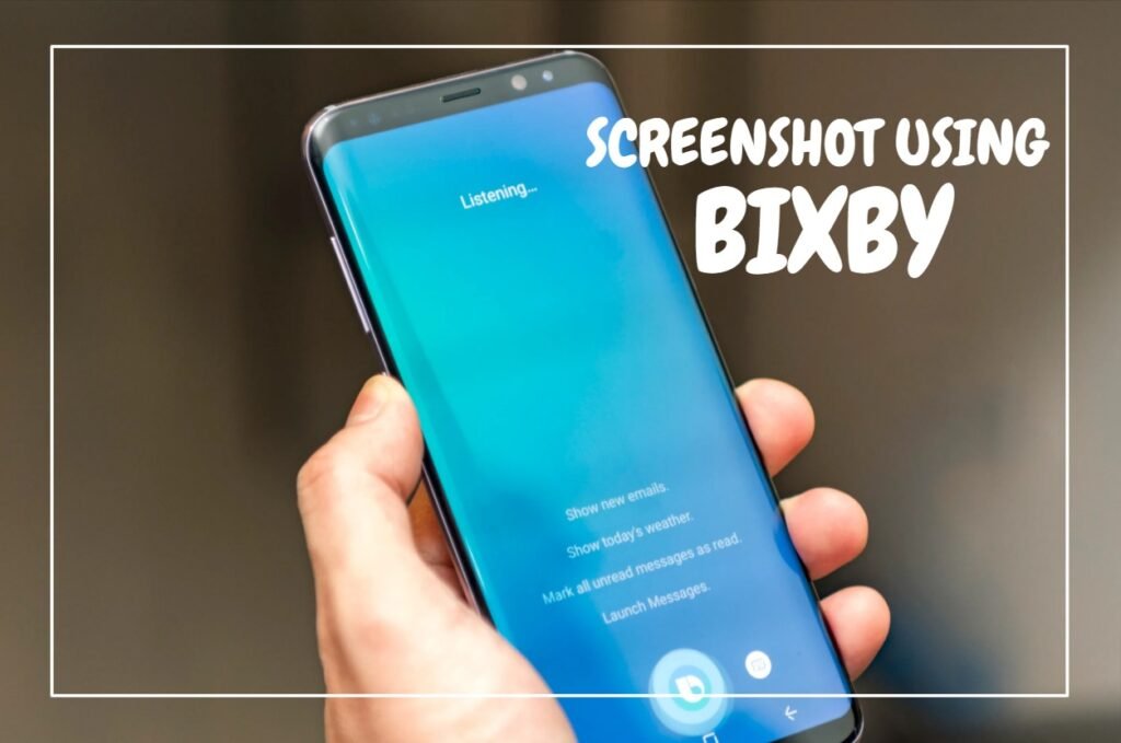 Screenshot using Bixby