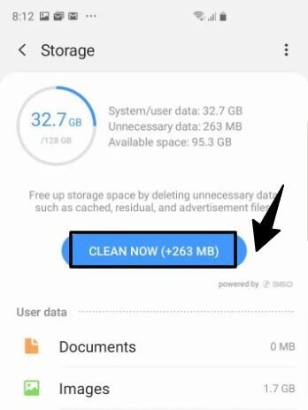 Optimize and Clean Storage