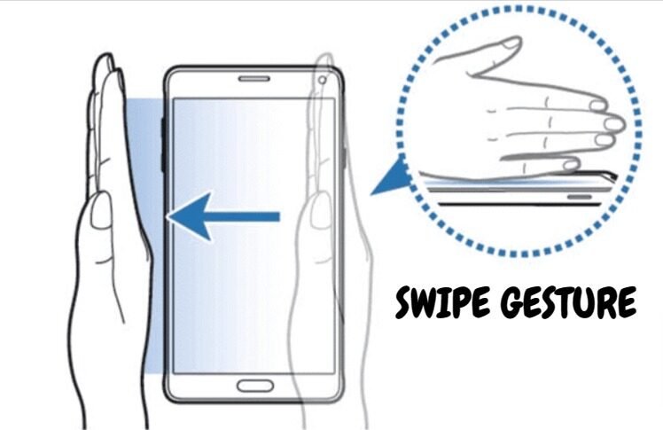 Screenshot with Swipe Gesture